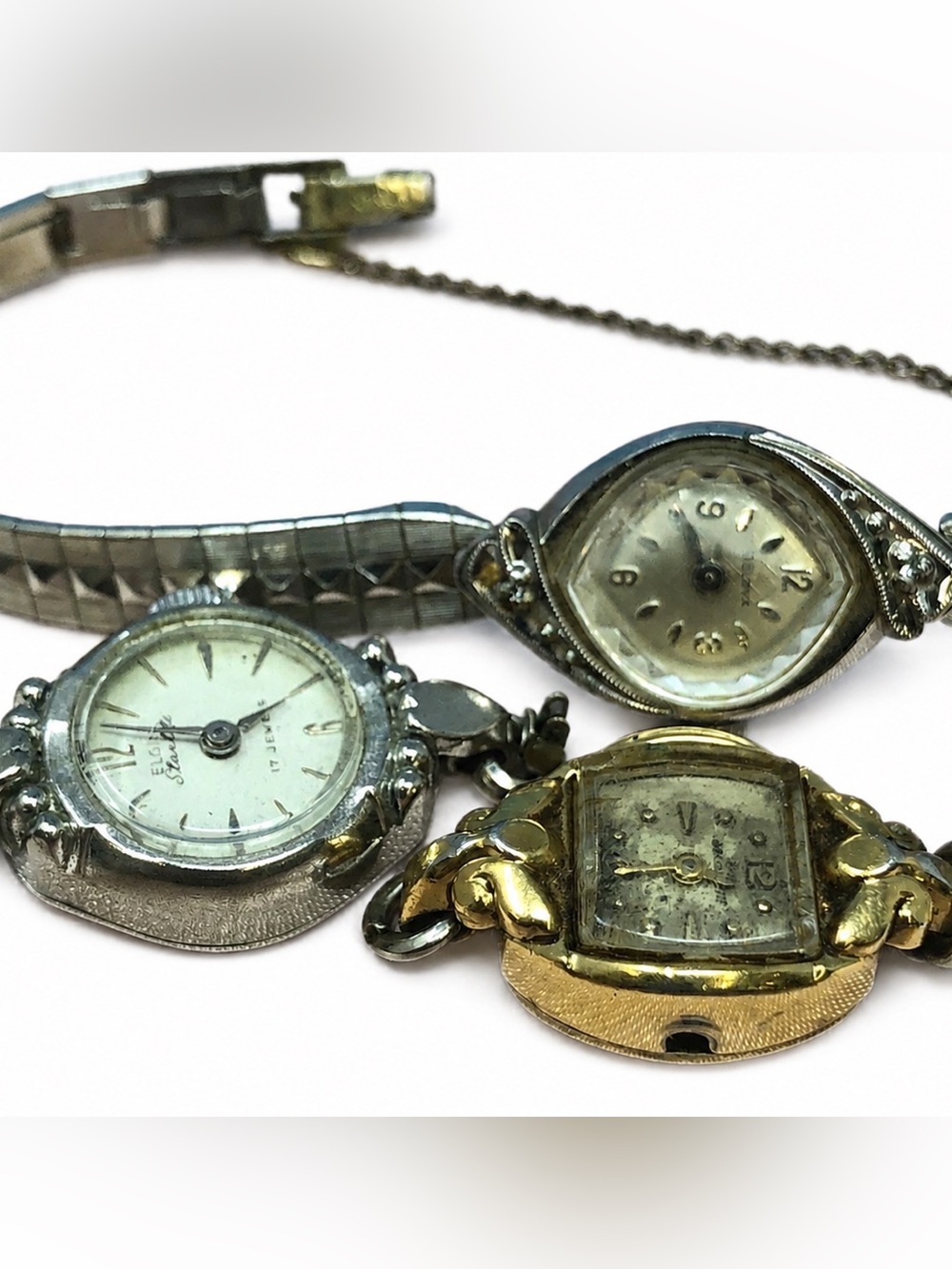 Vintage Elgin Paul Breguette & Bulova Women’s Watch Lot